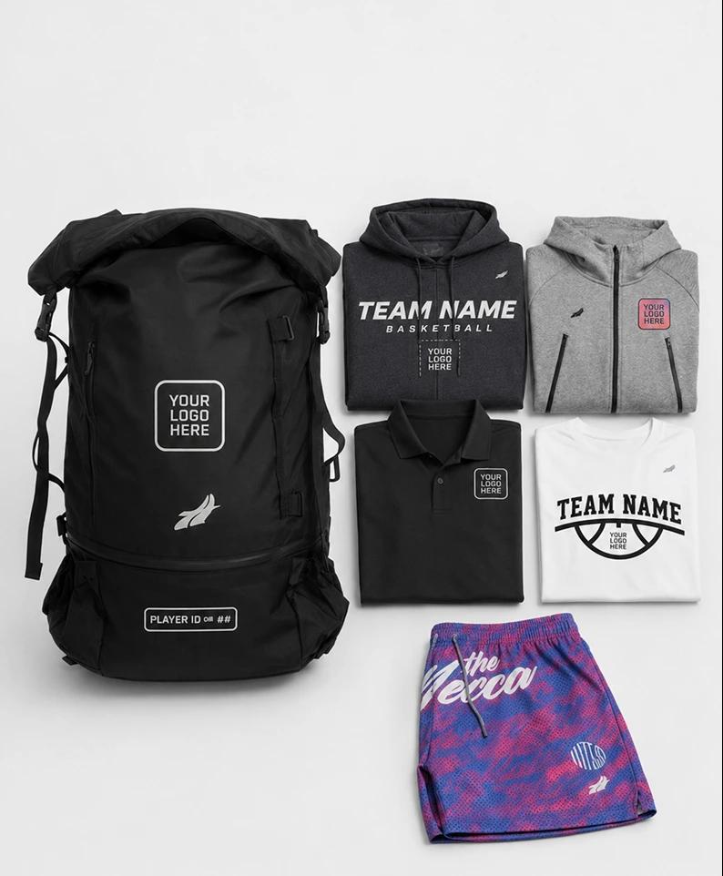 Coach complimentary package flat lay apparel